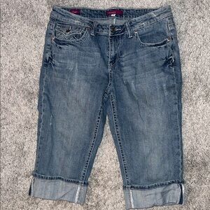 Vigoss denim Capri Jeans western, cowgirl, beach, capri, feminine sz31